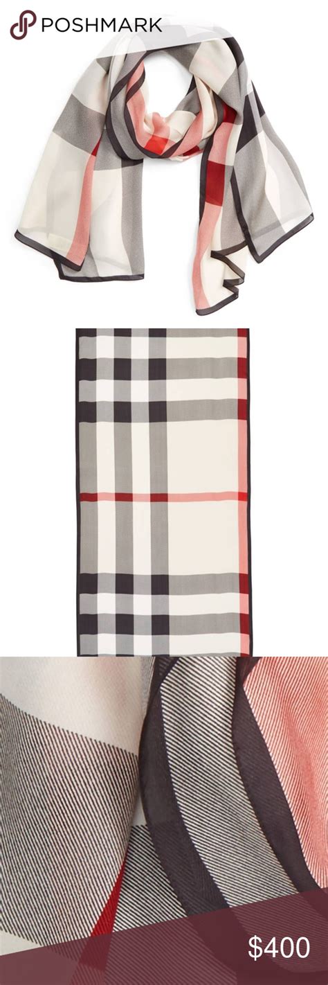 burberry mega check mulberry silk scarf|burberry scarf 2024.